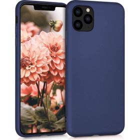 Microsonic Apple iPhone 11 Pro Max 6.5 inç Mat Lacivert Silikon Cep Telefonu Kılıfı