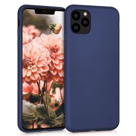 Microsonic Apple iPhone 11 Pro Max 6.5 inç Mat Lacivert Silikon Cep Telefonu Kılıfı