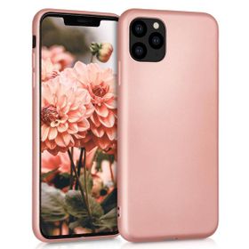 Microsonic Apple iPhone 11 Pro Max 6.5 inç Mat Rose Gold Silikon Cep Telefonu Kılıfı
