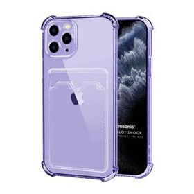 Microsonic Apple iPhone 11 Pro Max Card Slot Shock Lila Cep Telefonu Kılıfı