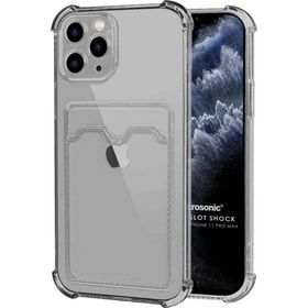 Microsonic Apple iPhone 11 Pro Max Card Slot Shock Siyah Cep Telefonu Kılıfı