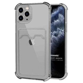 Microsonic Apple iPhone 11 Pro Max Card Slot Shock Siyah Cep Telefonu Kılıfı