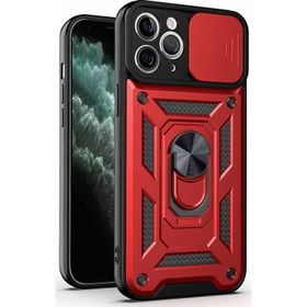 Microsonic Apple iPhone 11 Pro Max Impact Resistant Kırmızı Cep Telefonu Kılıfı