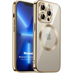Microsonic Apple iPhone 11 Pro Max Magsafe Luxury Electroplate Gold Cep Telefonu Kılıfı