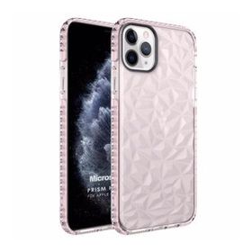 Microsonic Apple iPhone 11 Pro Max Prism Hybrid Pembe Cep Telefonu Kılıfı