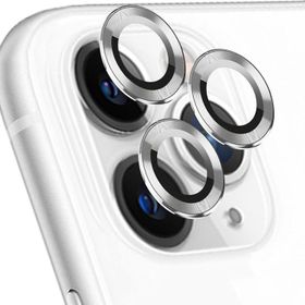 Microsonic Apple iPhone 11 Pro Max Tekli Gümüş Kamera Lens Koruma Camı