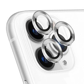 Microsonic Apple iPhone 11 Pro Max Tekli Gümüş Kamera Lens Koruma Camı