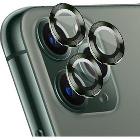Microsonic Apple iPhone 11 Pro Max Tekli Koyu Yeşil Kamera Lens Koruma Camı