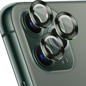 Microsonic Apple iPhone 11 Pro Max Tekli Koyu Yeşil Kamera Lens Koruma Camı