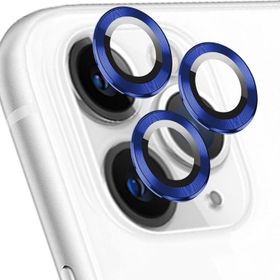 Microsonic Apple iPhone 11 Pro Max Tekli Lacivert Kamera Lens Koruma Camı