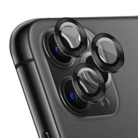 Microsonic Apple iPhone 11 Pro Max Tekli Siyah Kamera Lens Koruma Camı