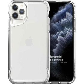 Microsonic Apple iPhone 11 Pro Max Trex Bumper Şeffaf Cep Telefonu Kılıfı