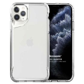 Microsonic Apple iPhone 11 Pro Max Trex Bumper Şeffaf Cep Telefonu Kılıfı