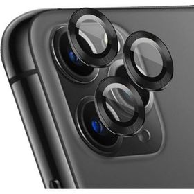 Microsonic Apple iPhone 11 Pro Siyah Tekli Kamera Lens Koruma Camı