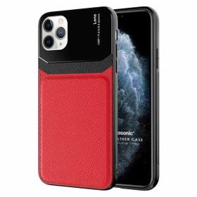 Microsonic Apple iPhone 11 Pro Uniq Leather Kırmızı Cep Telefonu Kılıfı