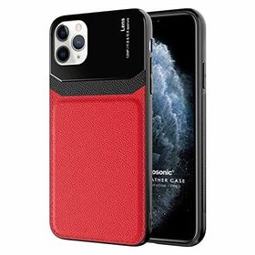 Microsonic Apple iPhone 11 Pro Uniq Leather Kırmızı Cep Telefonu Kılıfı