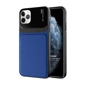 Microsonic Apple iPhone 11 Pro Uniq Leather Lacivert Cep Telefonu Kılıfı