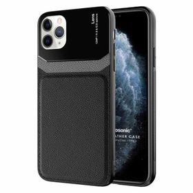 Microsonic Apple iPhone 11 Pro Uniq Leather Siyah Cep Telefonu Kılıfı