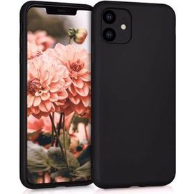 Microsonic Apple iPhone 11 Siyah Matte Silicone Cep Telefon Kılıfı