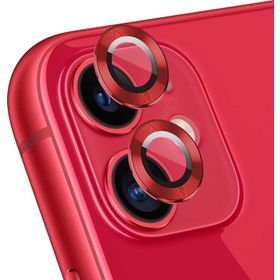 Microsonic Apple iPhone 11 Tekli Kırmızı Kamera Lens Koruma Camı