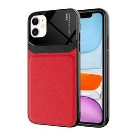 Microsonic Apple iPhone 11 Uniq Leather Kırmızı Cep Telefonu Kılıfı