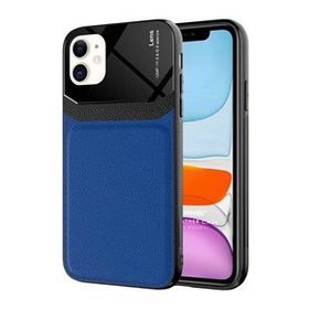 Microsonic Apple iPhone 11 Uniq Leather Lacivert Cep Telefonu Kılıfı