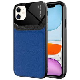 Microsonic Apple iPhone 11 Uniq Leather Lacivert Cep Telefonu Kılıfı