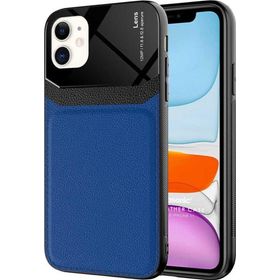 Microsonic Apple iPhone 11 Uniq Leather Lacivert Cep Telefonu Kılıfı