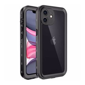 Microsonic Apple iPhone 11 Waterproof 360 Full Body Protective Siyah Cep Telefonu Kılıfı