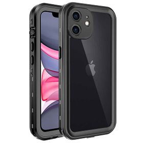 Microsonic Apple iPhone 11 Waterproof 360 Full Body Protective Siyah Cep Telefonu Kılıfı