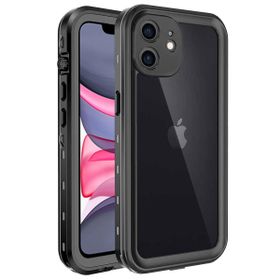 Microsonic Apple iPhone 11 Waterproof 360 Full Body Protective Siyah Cep Telefonu Kılıfı