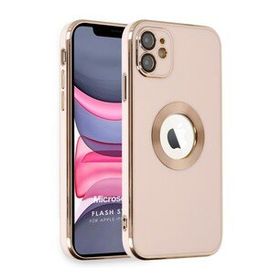 Microsonic Apple iPhone 12 Flash Stamp Rose Gold Cep Telefonu Kılıfı