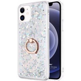 Microsonic Apple iPhone 12 Glitter Liquid Holder Kılıf