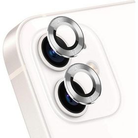 Microsonic Apple iPhone 12 Gümüş Tekli Kamera Lens Koruma Camı