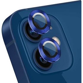 Microsonic Apple iPhone 12 Lacivert Tekli Kamera Lens Koruma Camı
