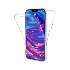 Microsonic Apple iPhone 12 Mini 6 Tarafı Tam Full Koruma 360 Clear Soft Kılıf