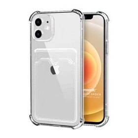 Microsonic Apple iPhone 12 Mini Card Slot Shock Şeffaf Cep Telefonu Kılıfı