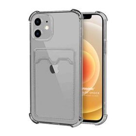 Microsonic Apple iPhone 12 Mini Card Slot Shock Siyah Cep Telefonu Kılıfı