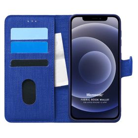 Microsonic Apple iPhone 12 Mini Fabric Book Wallet Kılıf