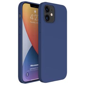 Microsonic Apple iPhone 12 Mini Groovy Soft Lacivert Kılıf