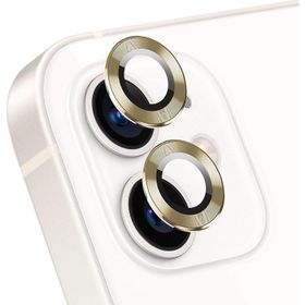 Microsonic Apple iPhone 12 Mini Tekli Gold Kamera Lens Koruma Camı
