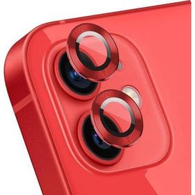Microsonic Apple iPhone 12 Mini Tekli Kırmızı Kamera Lens Koruma Camı