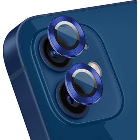 Microsonic Apple iPhone 12 Mini Tekli Lacivert Kamera Lens Koruma Camı