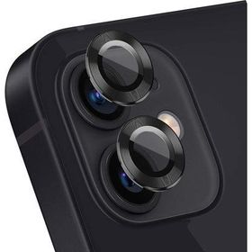 Microsonic Apple iPhone 12 Mini Tekli Siyah Kamera Lens Koruma Camı