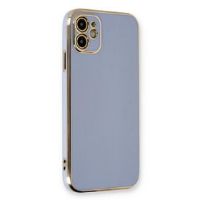 Microsonic Apple iPhone 12 Olive Plated Lavanta Grisi Kılıf