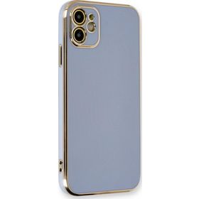Microsonic Apple iPhone 12 Olive Plated Lavanta Grisi Kılıf