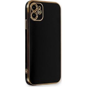 Microsonic Apple iPhone 12 Olive Plated Siyah Kılıf