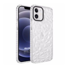 Microsonic Apple iPhone 12 Prism Hybrid Şeffaf Cep Telefonu Kılıfı