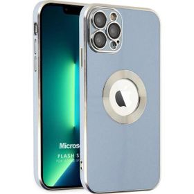 Microsonic Apple iPhone 12 Pro Flash Stamp Mavi Cep Telefonu Kılıfı