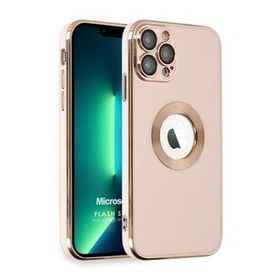 Microsonic Apple iPhone 12 Pro Flash Stamp Rose Gold Cep Telefonu Kılıfı